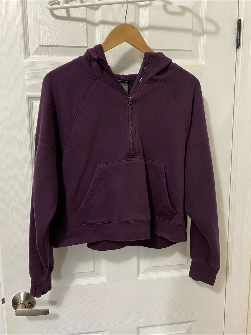 Athletic Works Purple Fleece Half-Zip